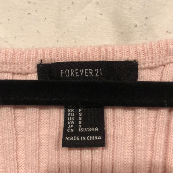 F21 Sweater Crop Top - Picture 2 of 2
